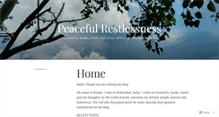 Desktop Screenshot of peacefulrestlessness.com